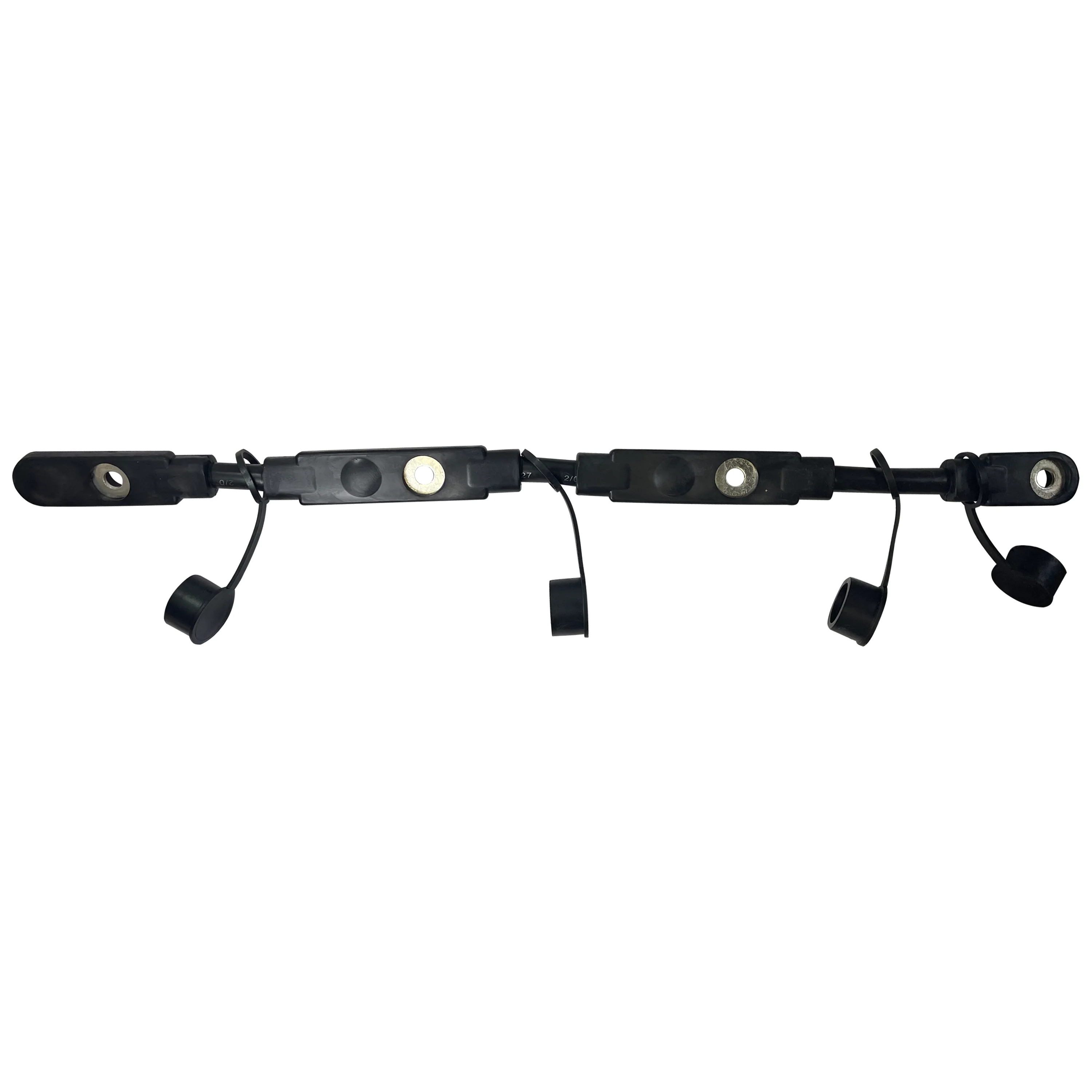 Black Negative Overmolded Battery Cable Assembly for 3 Group 31 Batteries (21") - Image 2