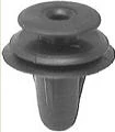 Black Nylon Door Trim Panel RetainerBottom Head Diameter 18mm, Top Head Diameter 13mm,Stem Diameter - 25 or 100 Pack
