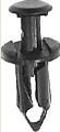 Black Nylon Rocker Panel Retainer Head Diameter 15mm, Stem Length 20mm Fits Into 8mm H - 25 or 100 Pack