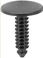 Black Nylon Screen Shroud Vent Grille To Panel Retainer Head Diameter 19/32", Stem Diameter 7/32" - 25 or 100 Pack - Image 2