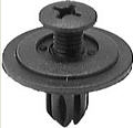 Black Nylon Vent Panel Blind RivetHead Diameter 18mm, Stem Length 11mm, Fits Into 6mm Hole Honda # 9 - 25 or 100 Pack - Image 2