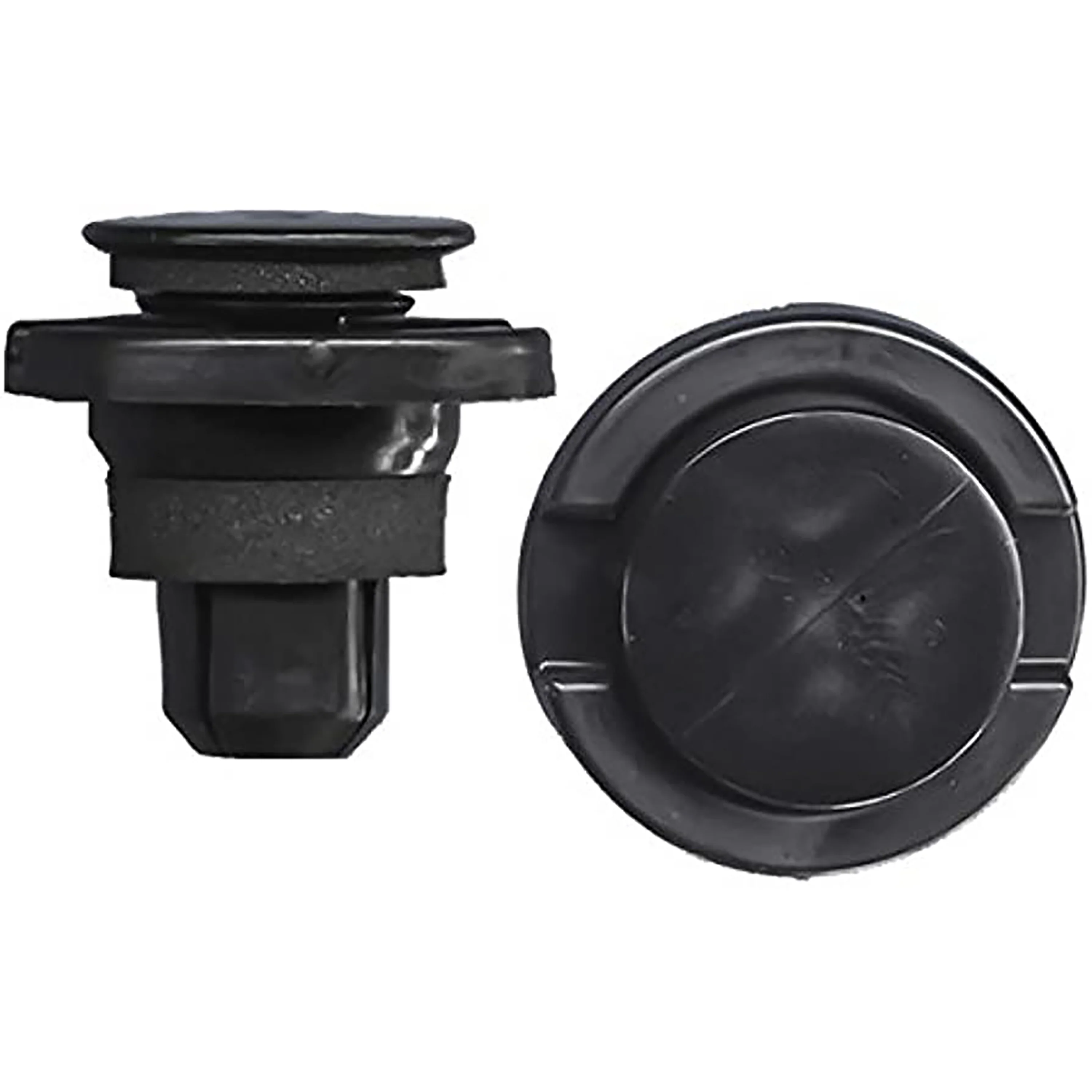 Black Nylon With Sealer Rocker Moulding Retainers - 17MM Hole 16MM Stem 25MM Flange - 5 Pack - Image 2