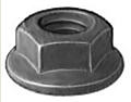 Black Phosphate Finish Metric Hex Flange Nut 10 - 1.50mm, 15mm Hex Size, 21mm O.D. Washer GM # 11501 - 25 or 100 Pack