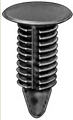 Black Universal Nylon Weather-Strip Retainer Head Diameter 3/8", Stem Diameter 7/32", Stem Length 5/ - 25 or 100 Pack - Image 2