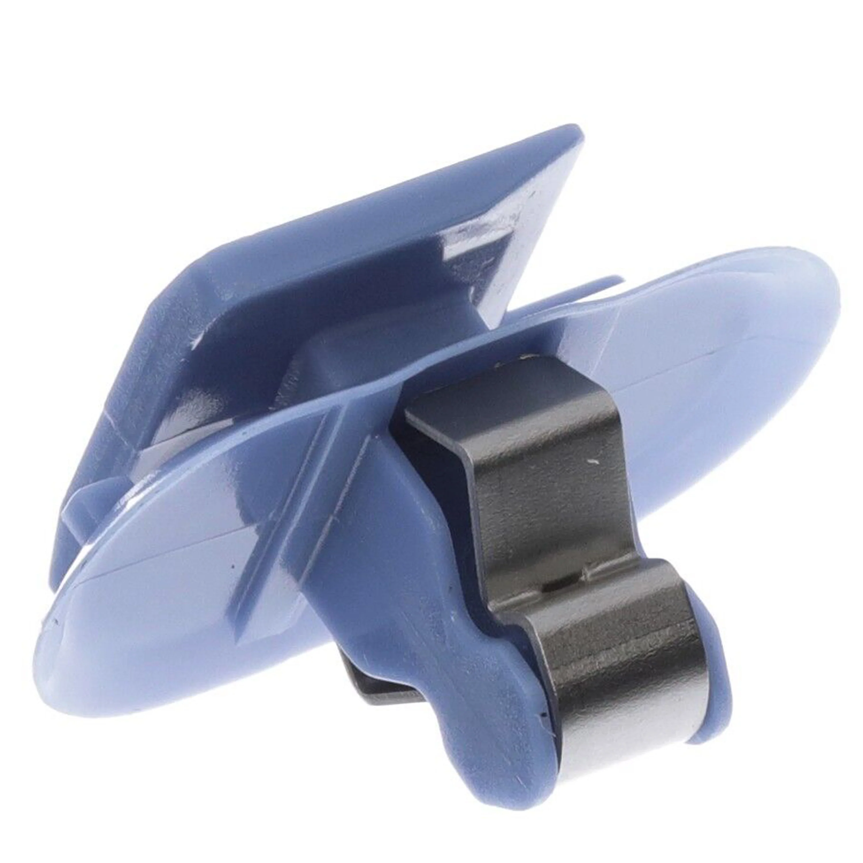Blue Nylon Metal Reinforced Windshield Pillar Interior Trunk Trim Moulding Retainers 11mm - 15 Pack - Image 2