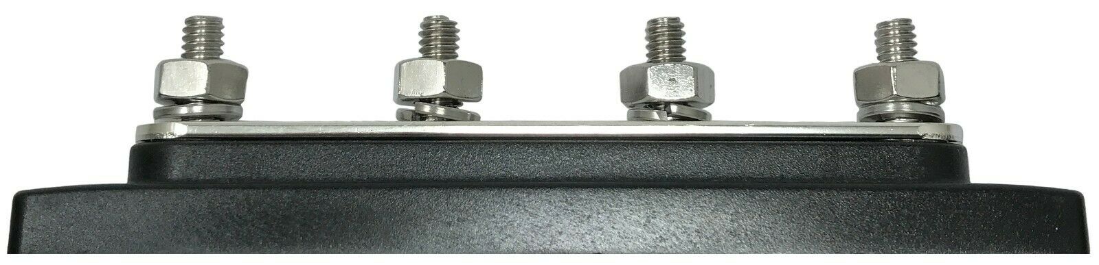 Blue Sea Systems 2303 Marine Bus Bar 4 X 1/4" Stud - 150 Amp / 300V AC / 48V DC - Image 3