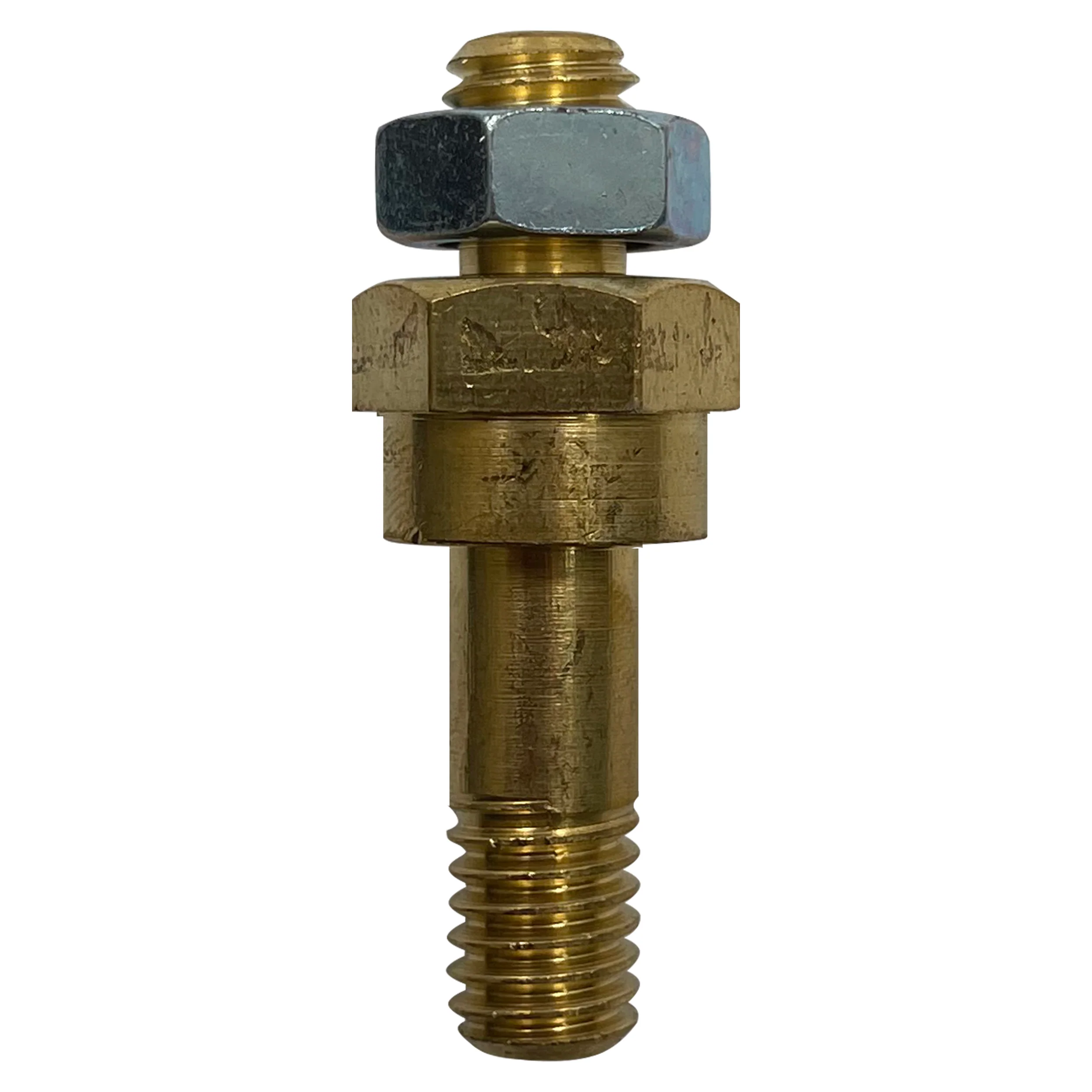 Brass Side Mount Battery Bolt Extender for Dual Cable Connection - Image 4