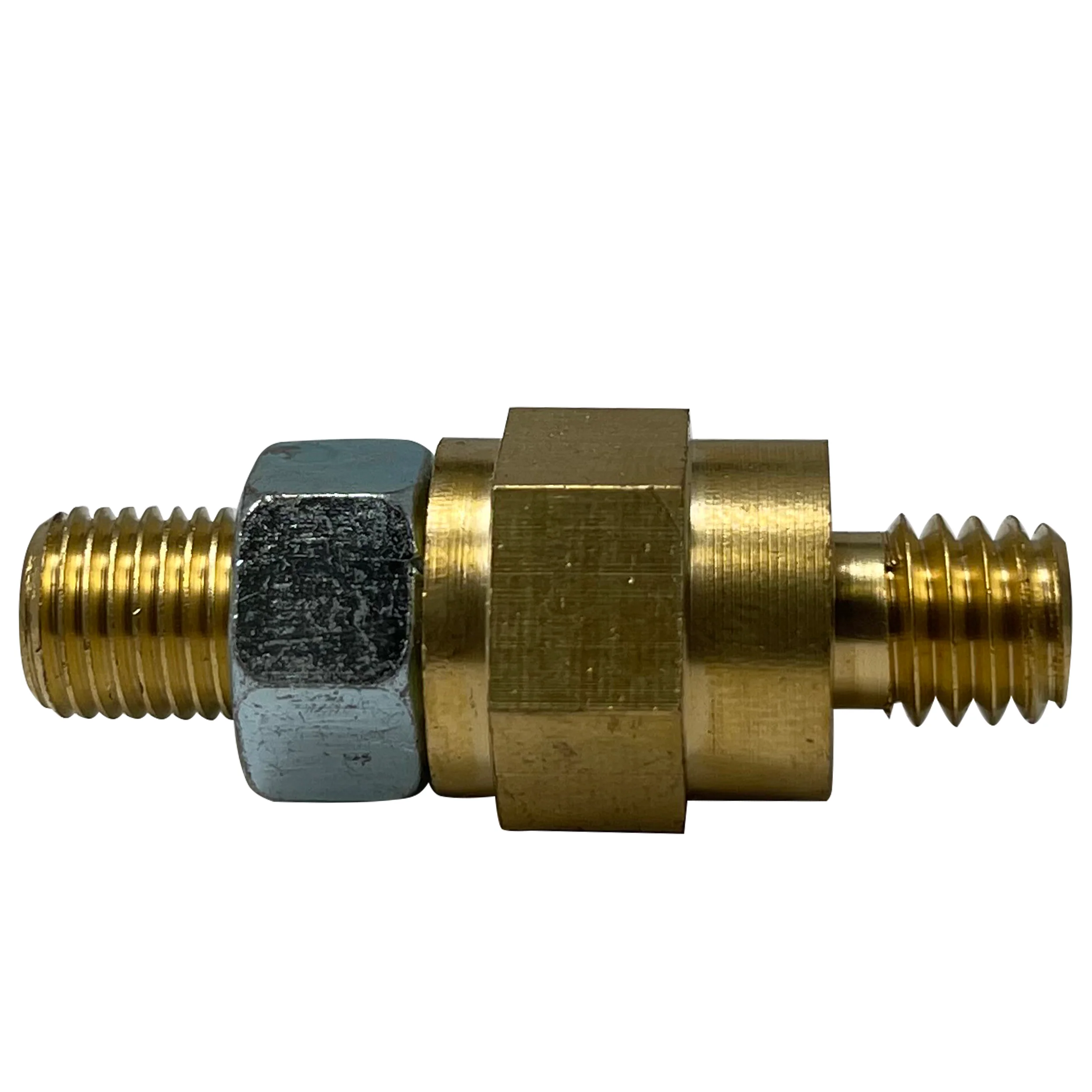 Brass Side Post Battery Bolt Extender Terminal - 1-3/4" Short Mount