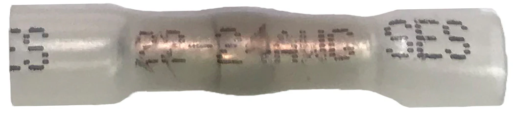 Multilink Heat Shrink Crimp & Solder Butt Connector Terminal 24-22 AWG - 10 to 500 Pack