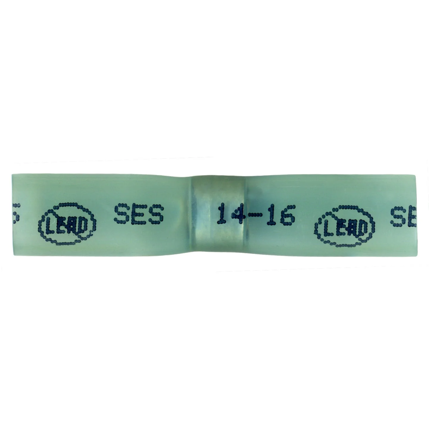 Elektralink Heat Shrink & Solder Blue Butt Connector Terminal 16-14 Gauge - 10 to 500 Pack - Image 2