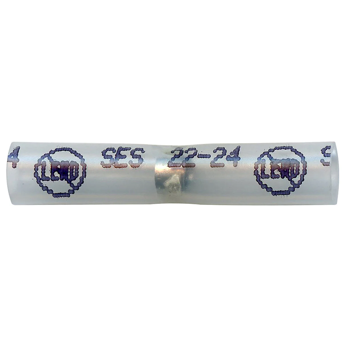 Elektralink Heat Shrink & Solder White Butt Connector Terminal 26-24 Gauge - 10 to 500 Pack - Image 3
