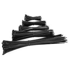 600 Piece Black Nylon Cable Zip Tie Assortment - 4" to 15" - Image 10