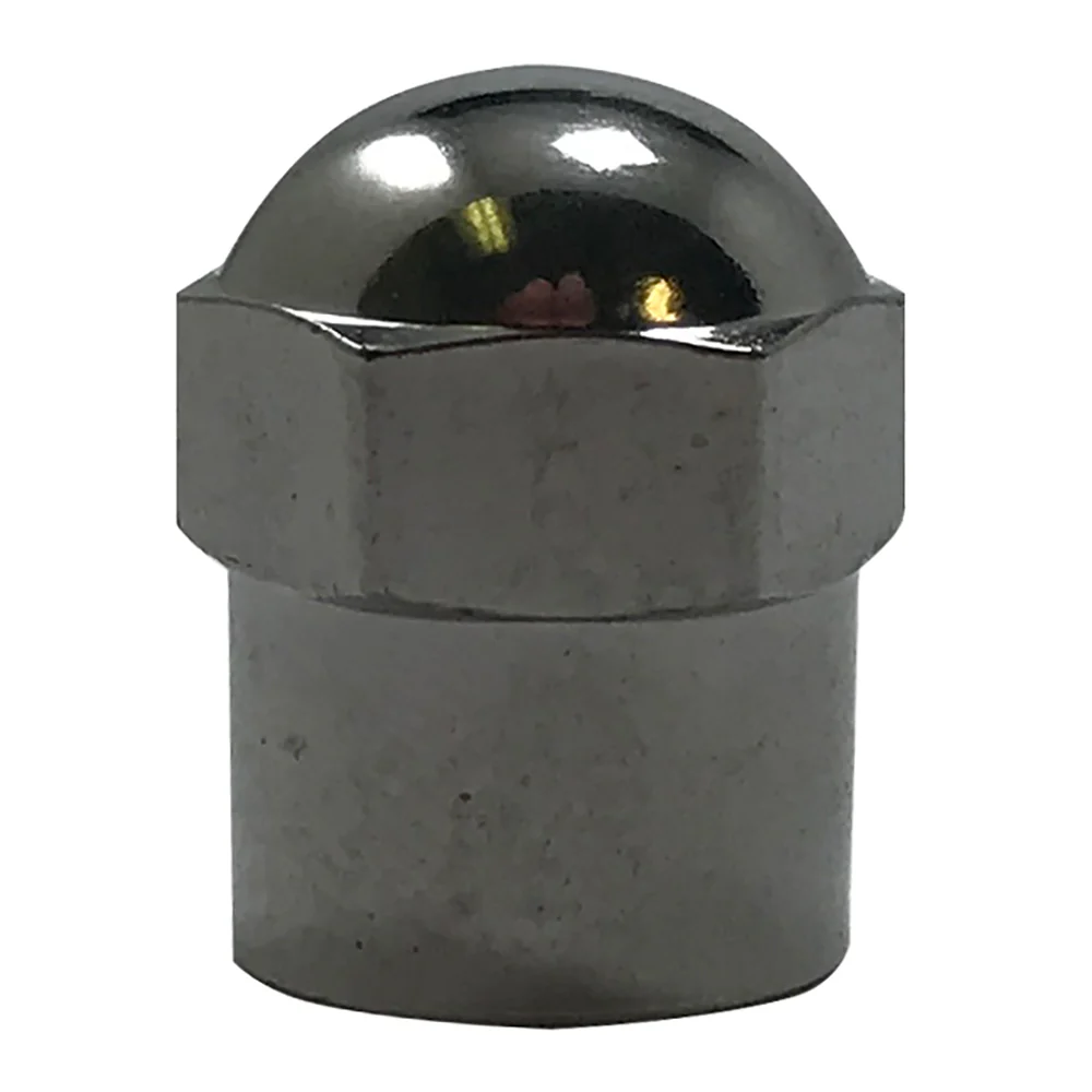 100 Pack Chromed Plastic Sealing Tire Valve Stem Cap For TPMS Application - Image 3
