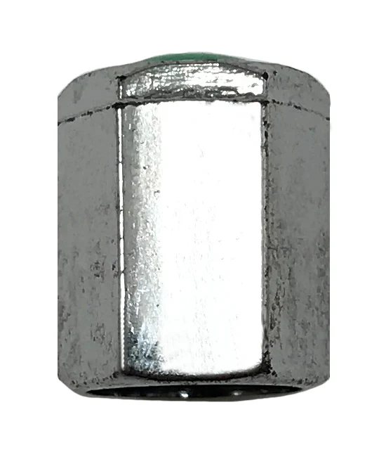 100 Pack Chromed Plastic Sealing Tire Valve Cap For TPMS Application W/ Green Nitro N2 ID Tip - Image 5