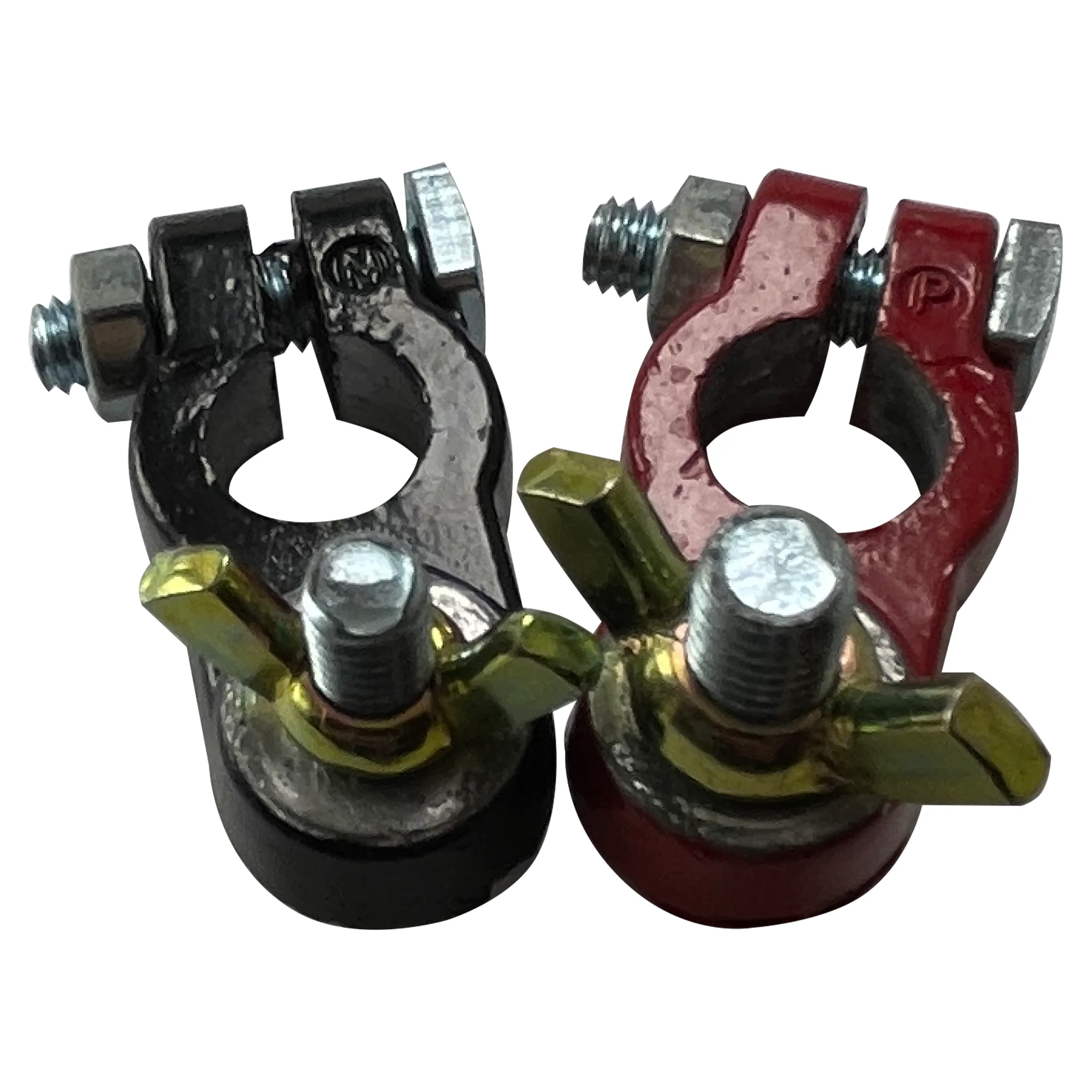 Deka # 00148 Universal Red & Black Epoxy Marine Battery Terminals & Wing Nut - Image 3