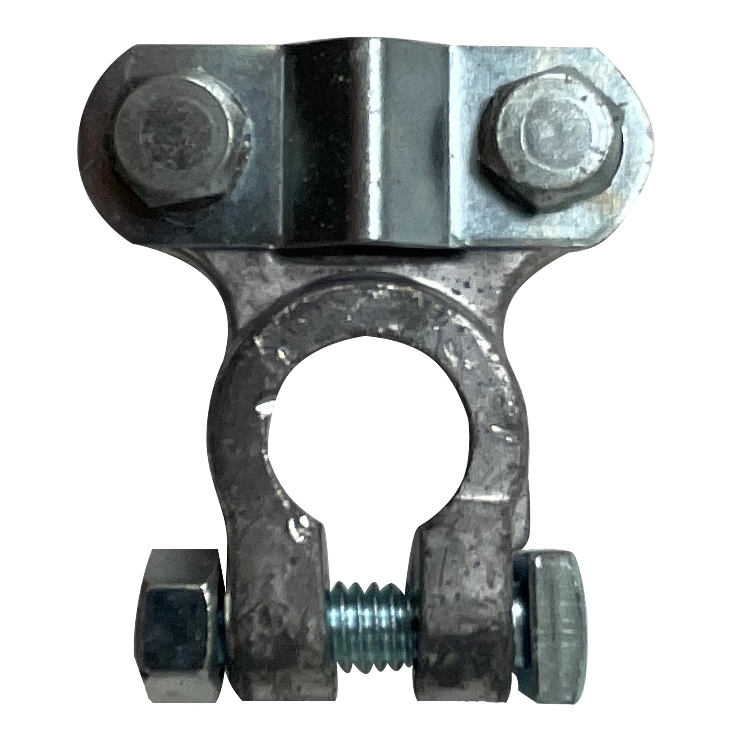 Heavy Duty Commercial Top Post Battery Terminal for 2 - 4/0 AWG Cable - Made in USA