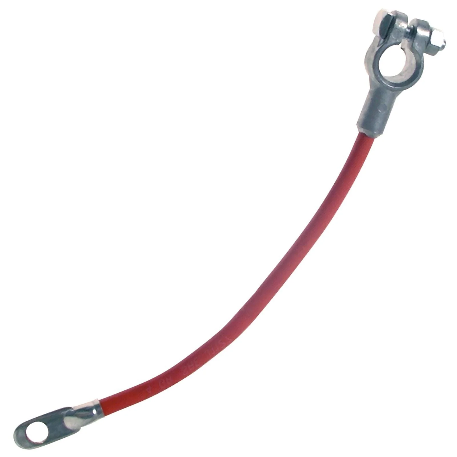 Deka 04210 Red 58" 2 AWG Gauge Top Post Premade Battery Cable fits 3/8" Stud - Made in the USA