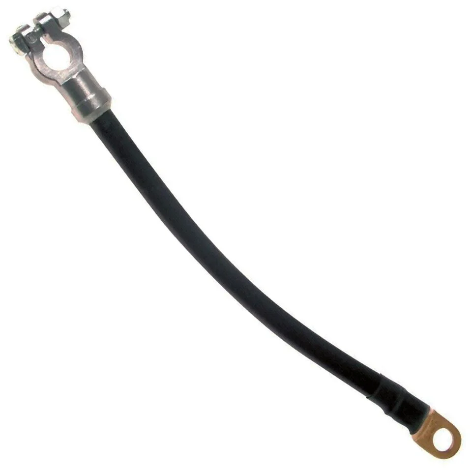 Deka 04325 Black 43" Top Post 2/0 Gauge Fleet Battery Cable Wire Fits 1/2" - Made in the USA