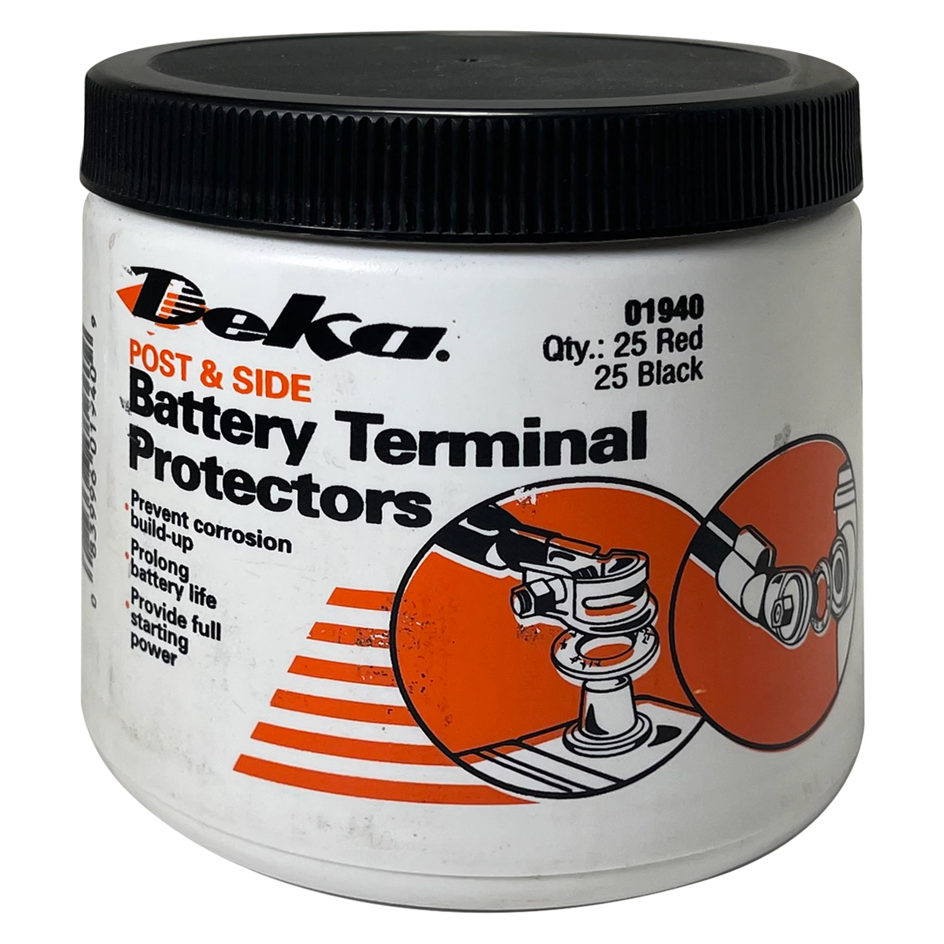 Battery Terminal Protectors - Post & Side Mount - 25 Red and 25 Black - Corrosion-Resistant - Image 2