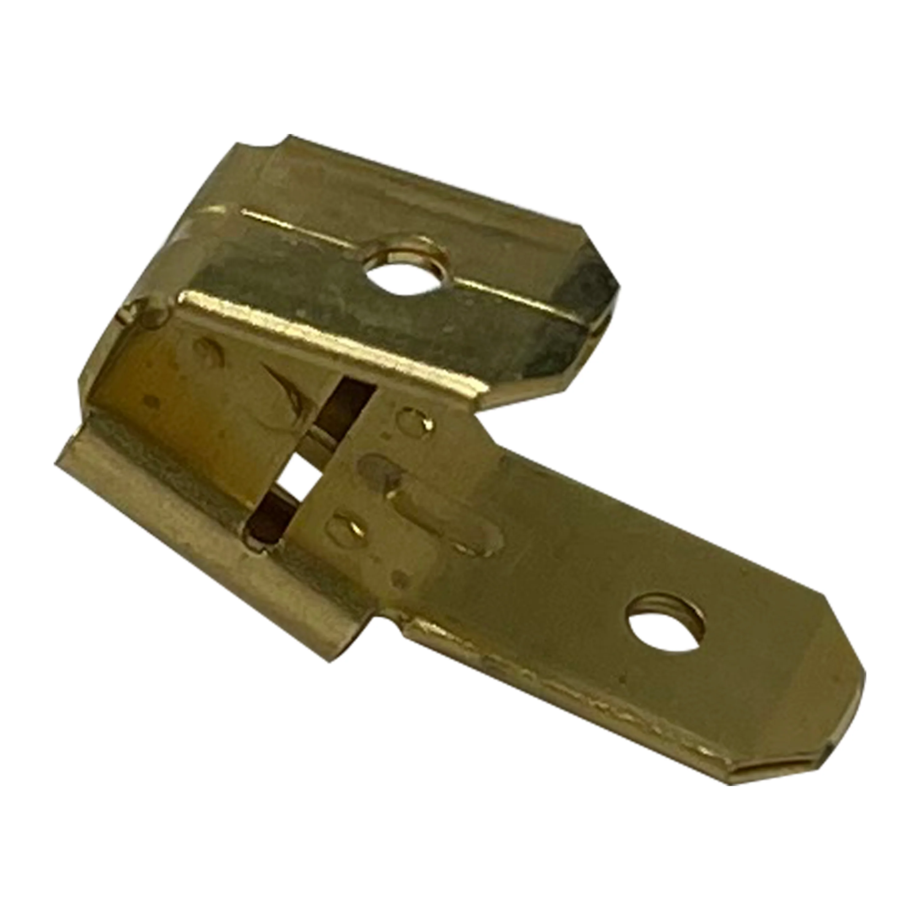 Double Male Single Female Connector Adapter 1/4 Inch Tab - 100 Pack