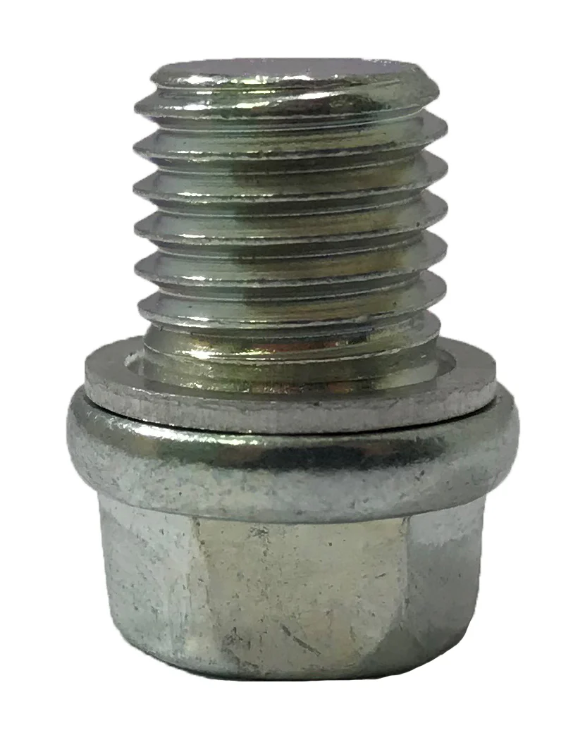 12mm - 1.50 BMW, Mercedes O.E. Style Drain Plug With Self Centering Gasket - 13mm Hex Drain Plug - 1 or 5 Pack