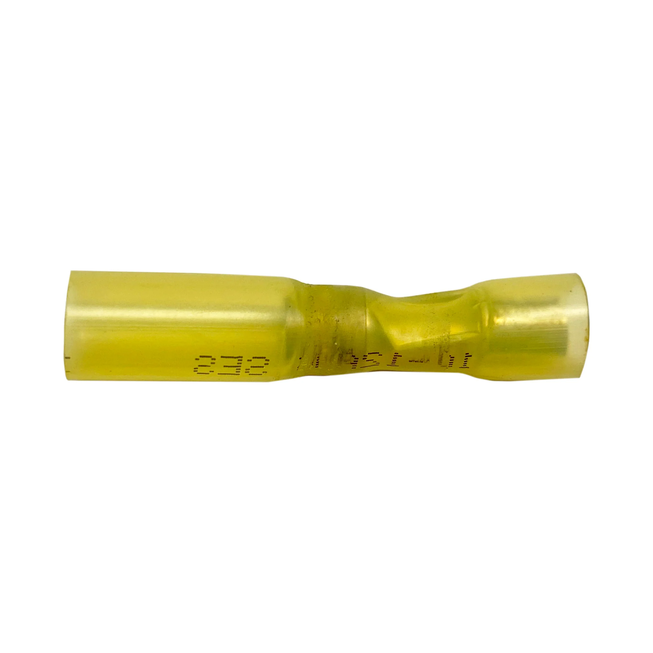Heat Shrink & Crimp Yellow Female Bullet Connector 12-10 Gauge .195 Tab - 10 or 100 Pack