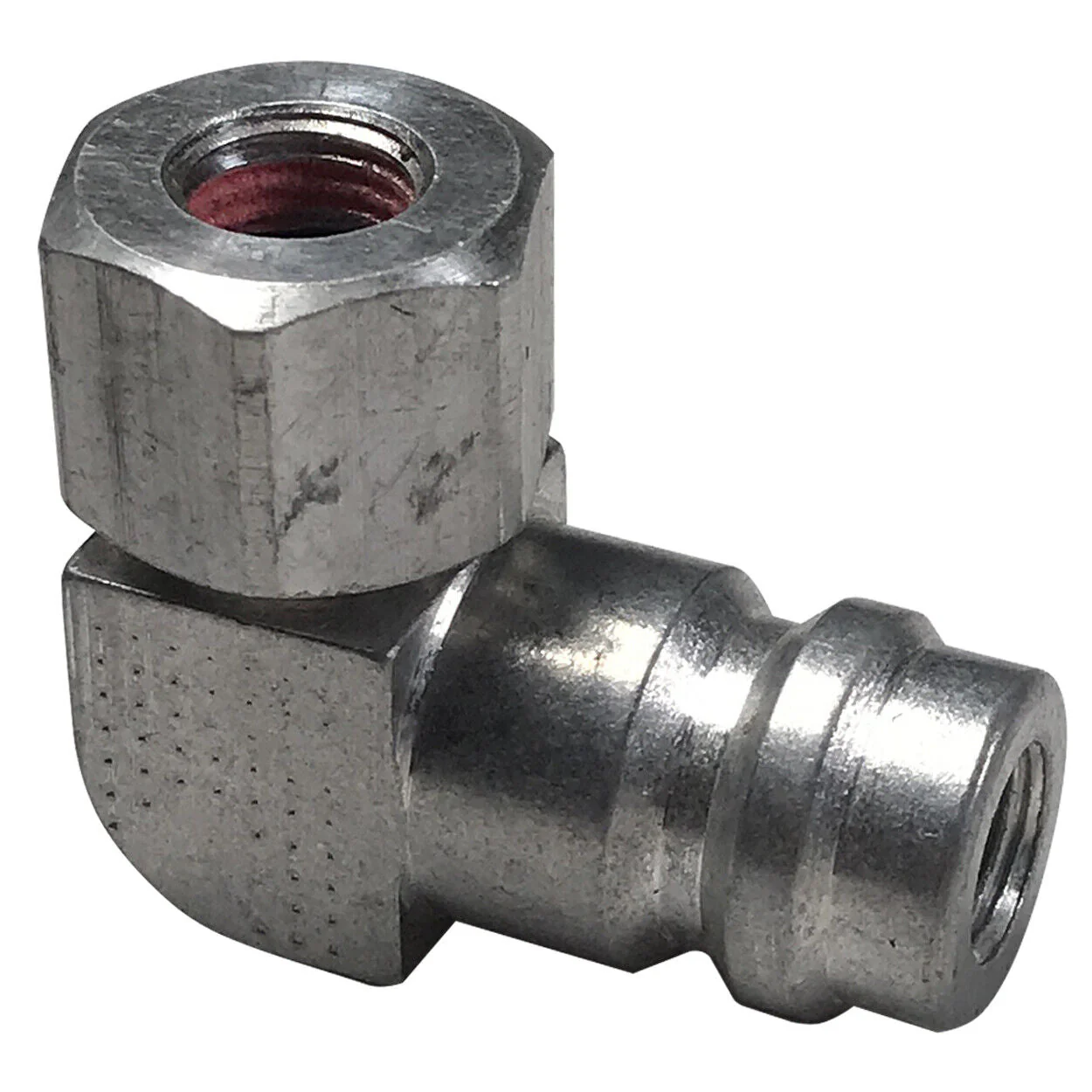 FJC 2633 A/C High Side 90° Degree 3/16 R12 to R134a Retrofit Adapter Fitting - 5 Pack - Image 2