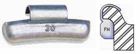 20 Gram Coated Lead Alloy Rims for Japanese Product, 25 per box