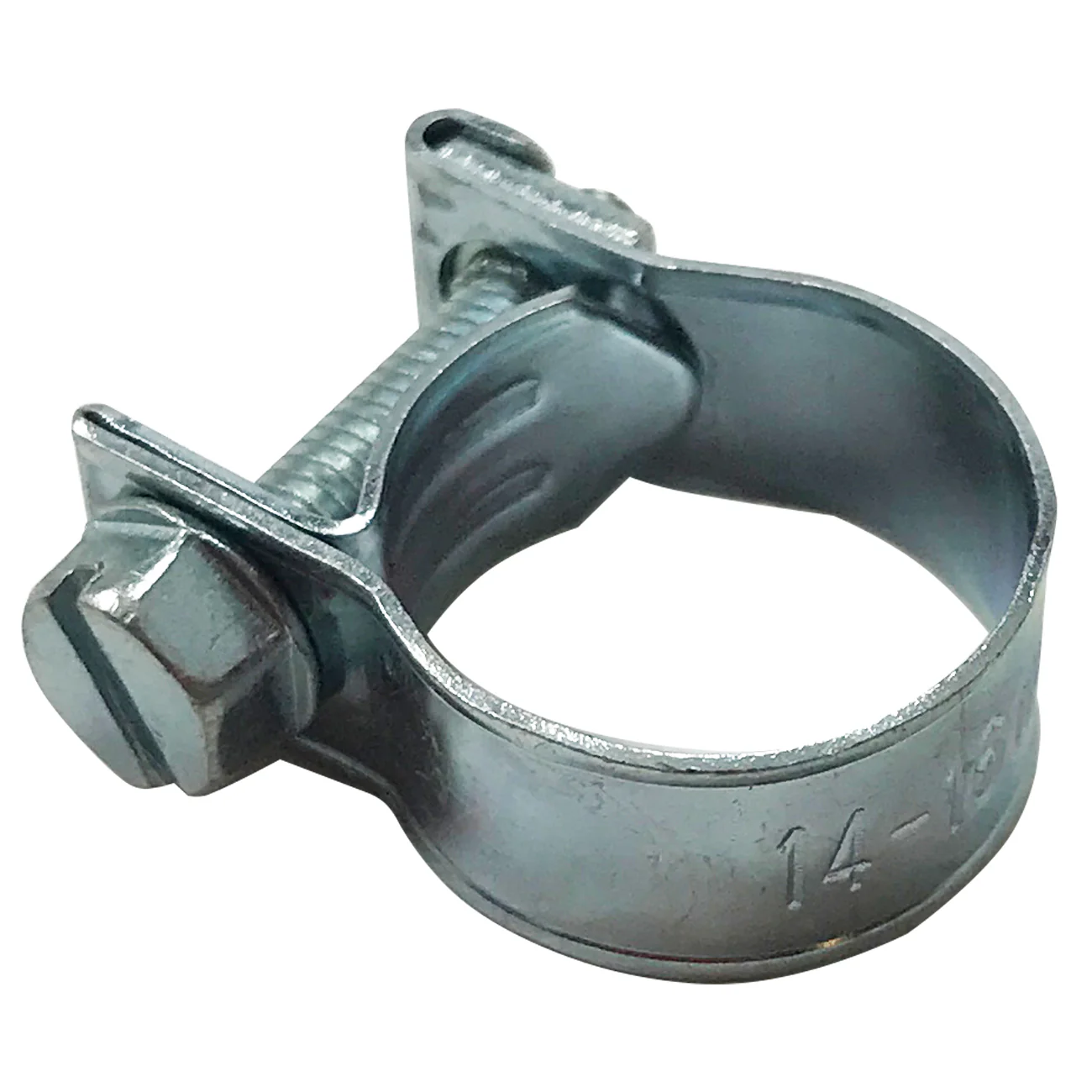 3/8" Fuel Injection Hose Clamps - Solid Band - 10 or 100 Pack