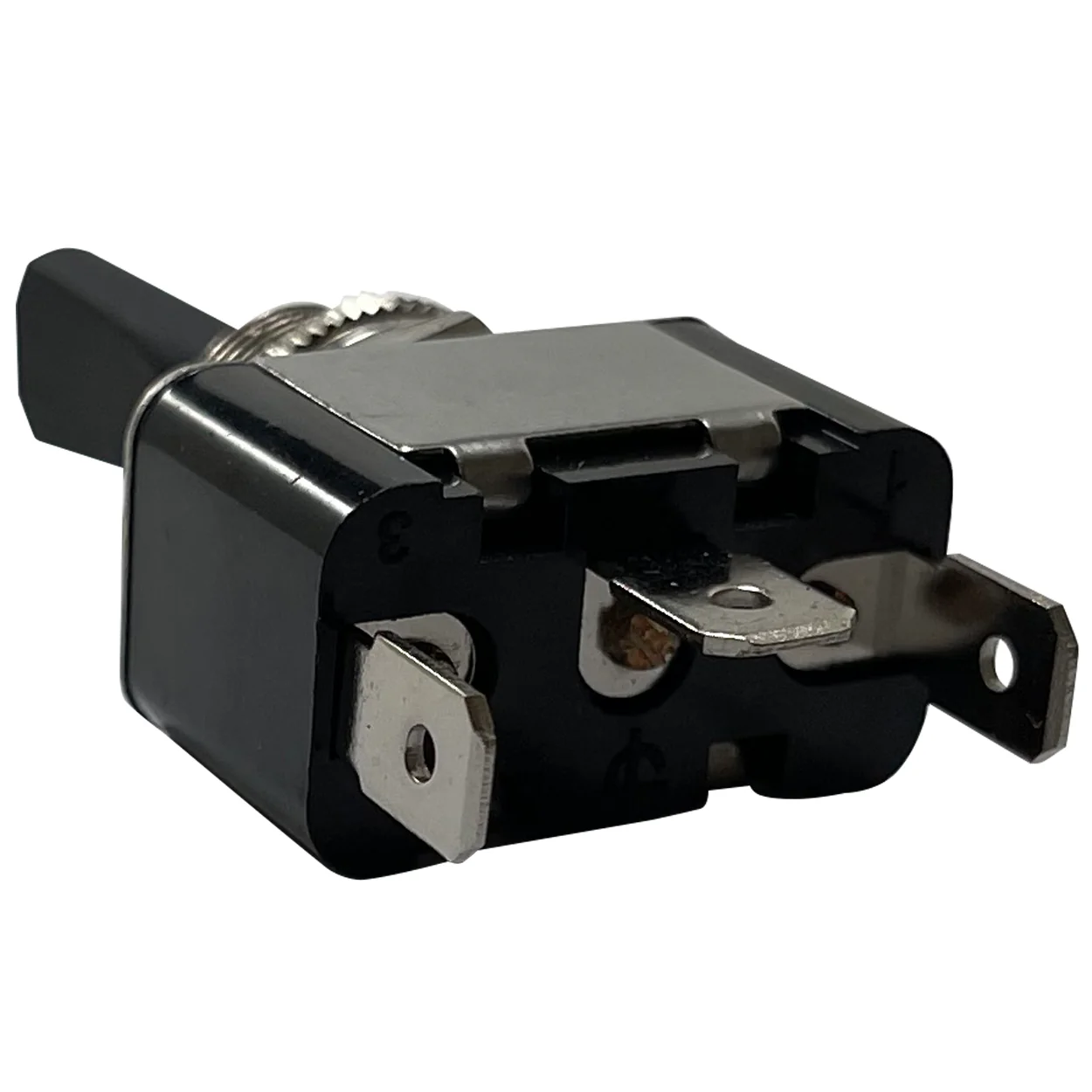 Green LED Toggle Switch - Heavy Duty ON/OFF Metal SPST - 30A @ 12V - Fits 12.5mm Hole - Image 6