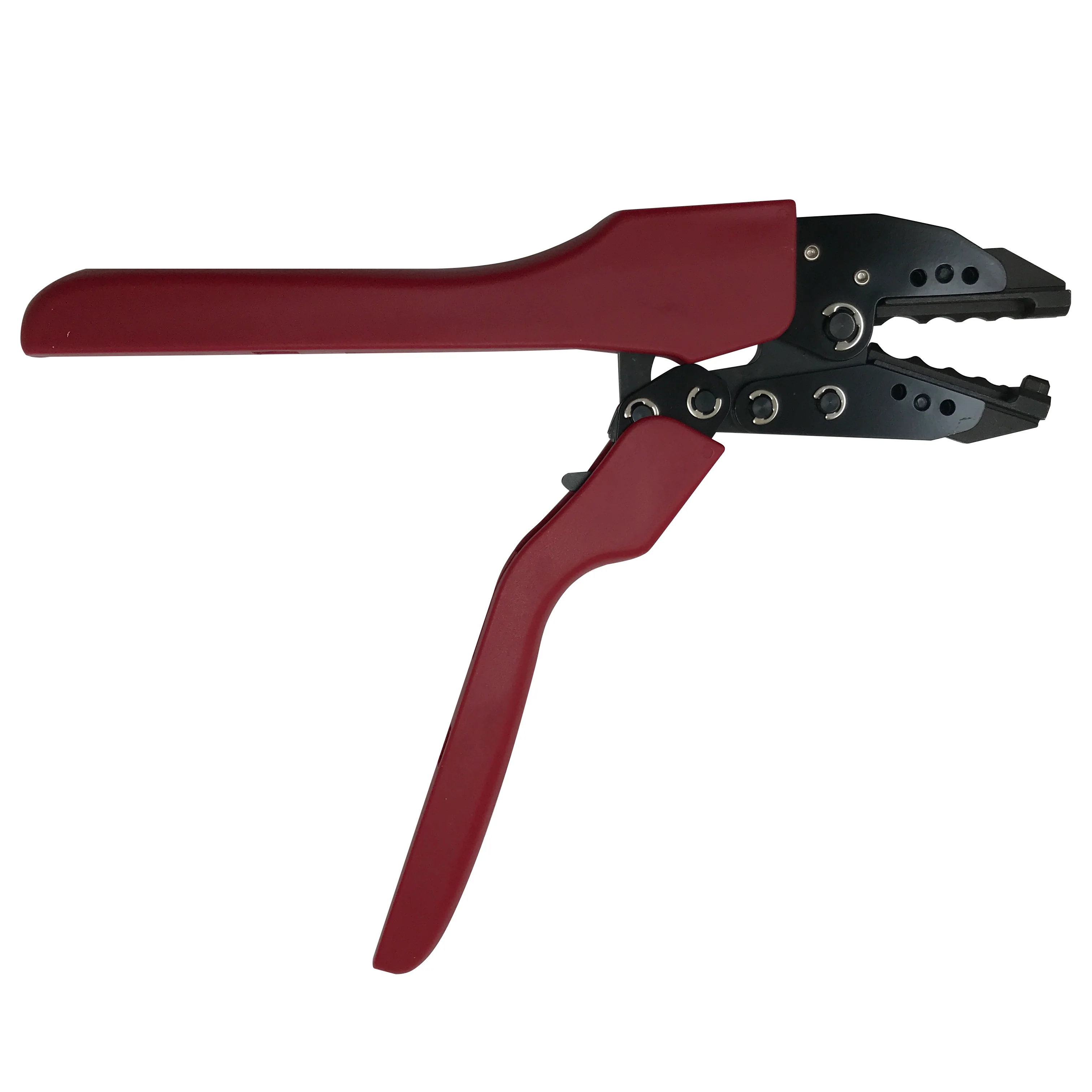 Ratcheting Crimper Tool - Heavy Duty Ergonomic Design - For 22-8 AWG Heat Shrink Terminals - Image 4