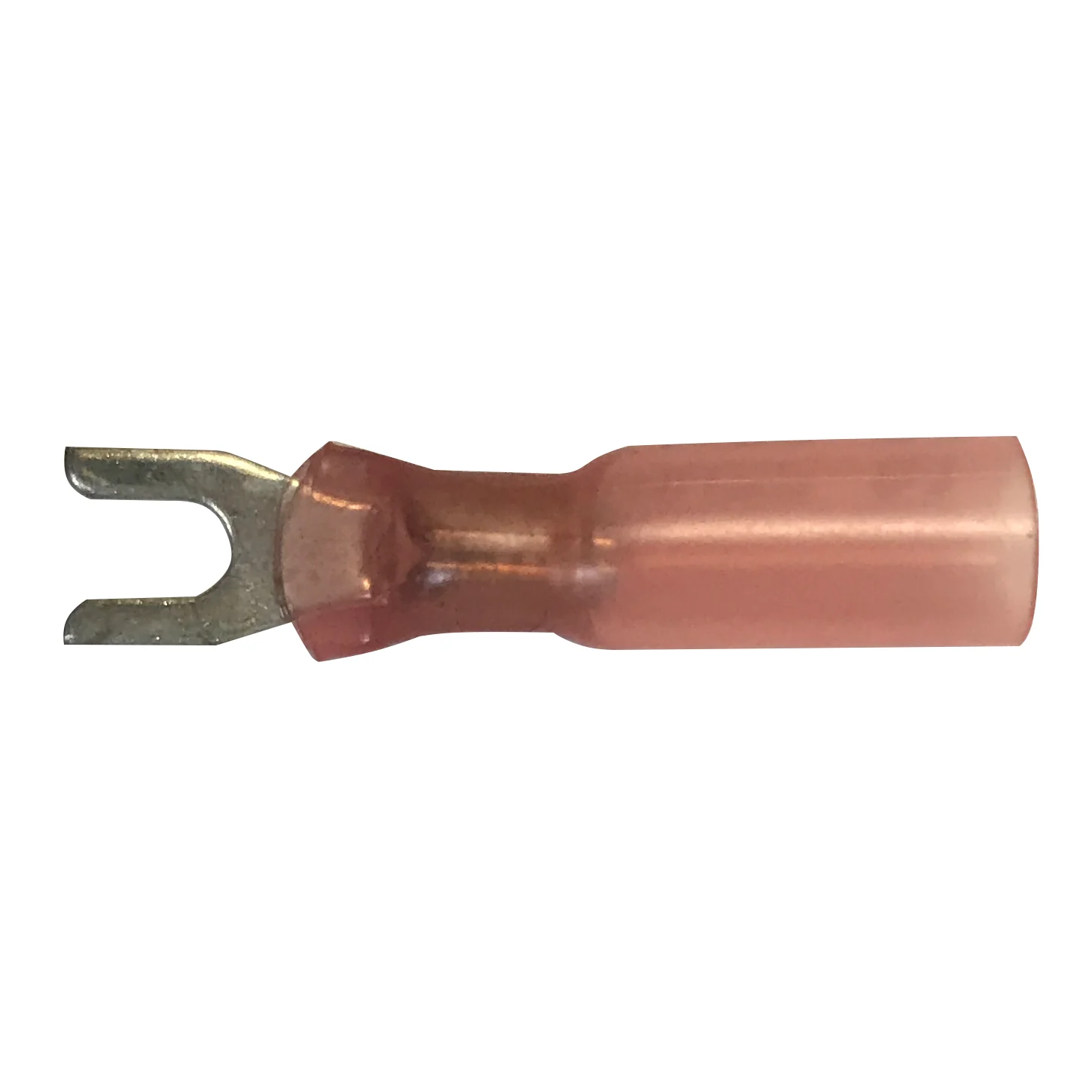 Heat Shrink & Crimp Red Spade Terminal 22-18 Gauge #4 Stud - 10 to 500 Pack - Image 4