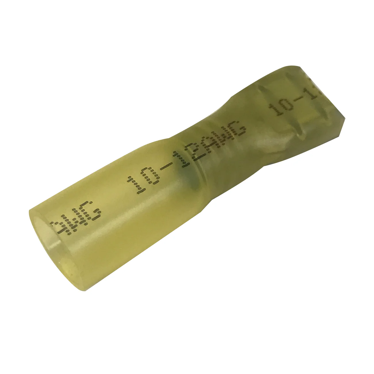 8 AWG Yellow Heat Shrink & Crimp Fully Insulated Female Quick Disconnect - 0.250" Tab - 10 to 500 Pack - Made in USA - Image 6