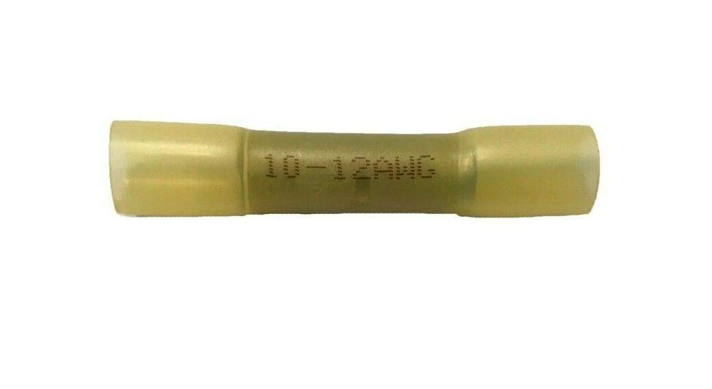 Heat Shrink Gauge Butt Connector Insulated Butt Splice Waterproof Electrical Wire Crimp Terminal for Automotive & Marine - 200 Pack - Made in the USA - Image 8