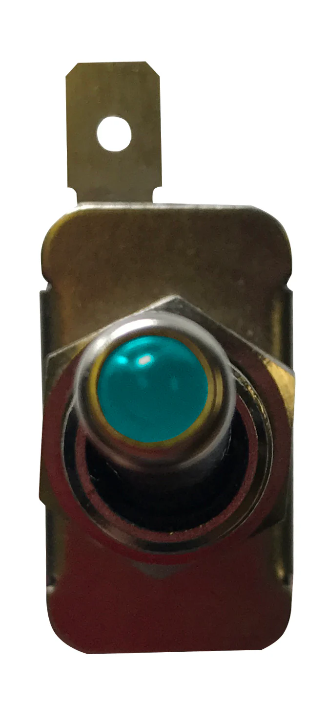 Blue LED Toggle Switch - SPST ON/OFF - 20A @ 12V - Fits 12.5mm Hole - 1 or 2 Pack - Image 5