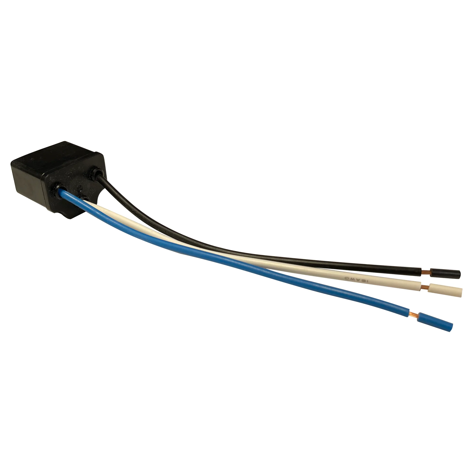 HD Headlamp Replacement Socket Plug Pigtail Harness Fits 9003 H4 Low Beam Bulb - 3 Wire - Image 2