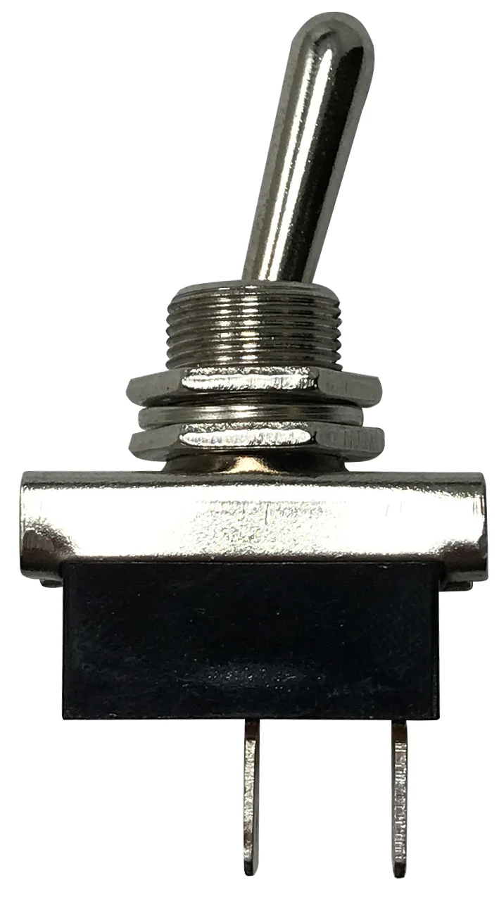 Heavy Duty On / Off Metal Toggle Switch SPST - 25 Amps @12 Volts - 1 or 2 Pack - Image 3