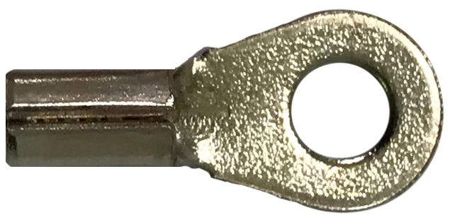 High Temperature Ring Terminal 16-14 Gauge #6 Stud - 100 Pack - Image 2