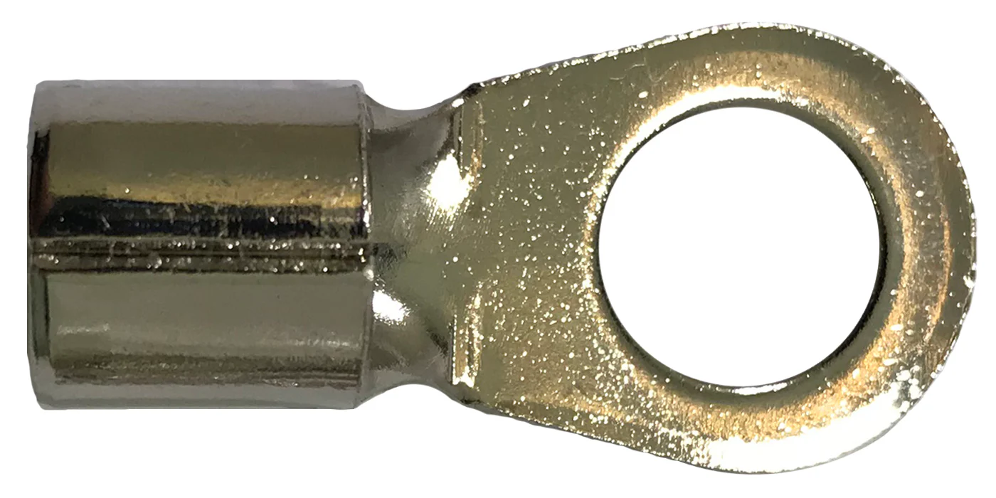 High Temperature Ring Terminal 4 Gauge 3/8" Stud - 100 Pack - Image 2