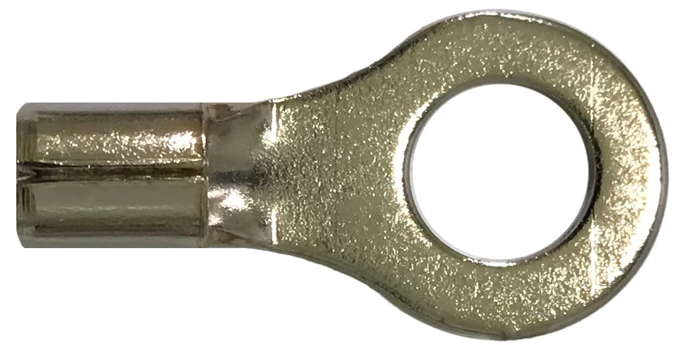 High Temperature Ring Terminal 8 Gauge 5/16" Stud - 100 Pack - Image 2