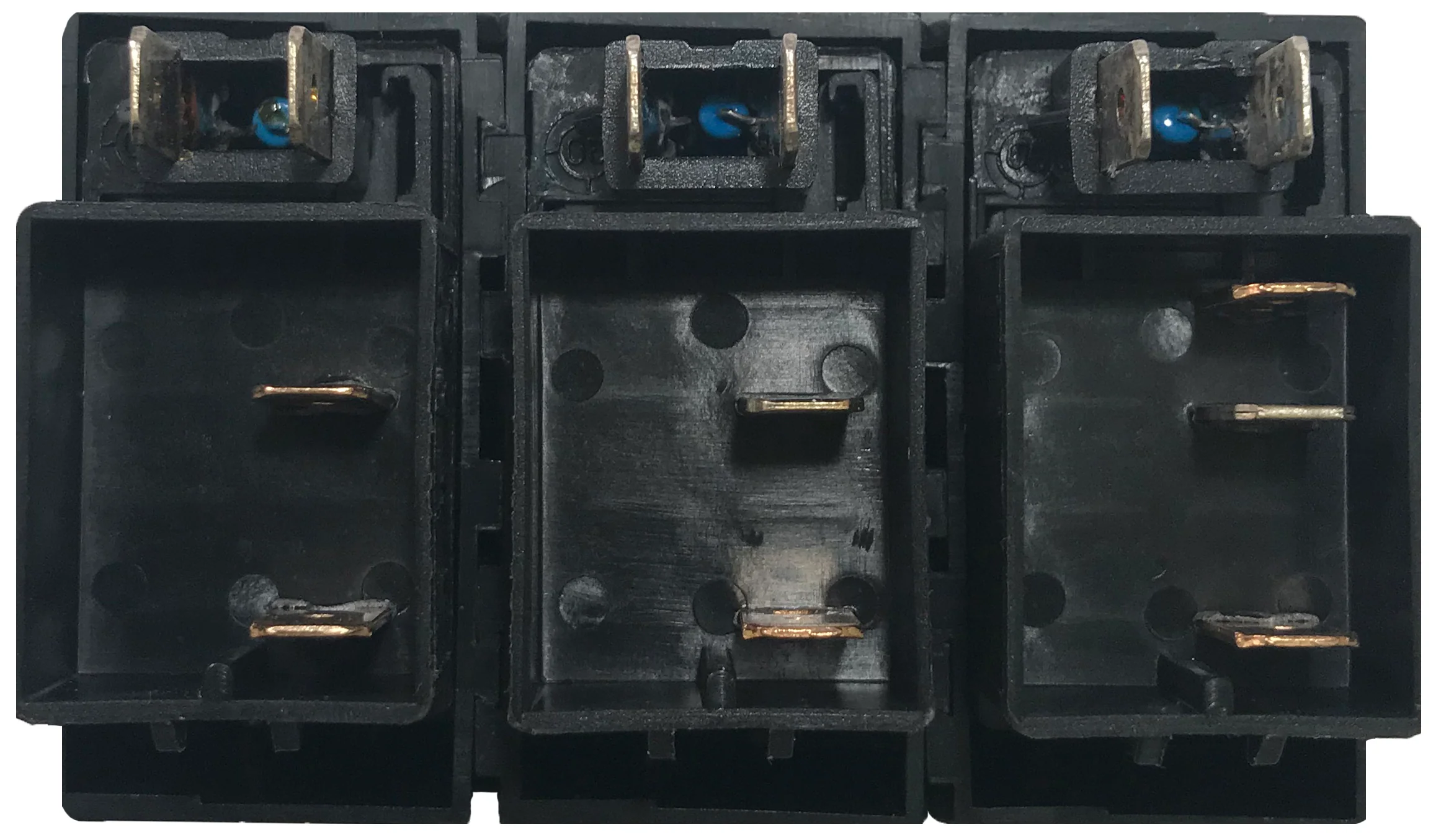 3" Horn, Light & Turn Signal Combo Switch 3 piece Illuminated Rocker Switch Set - 1 or 4 Pack - Image 3
