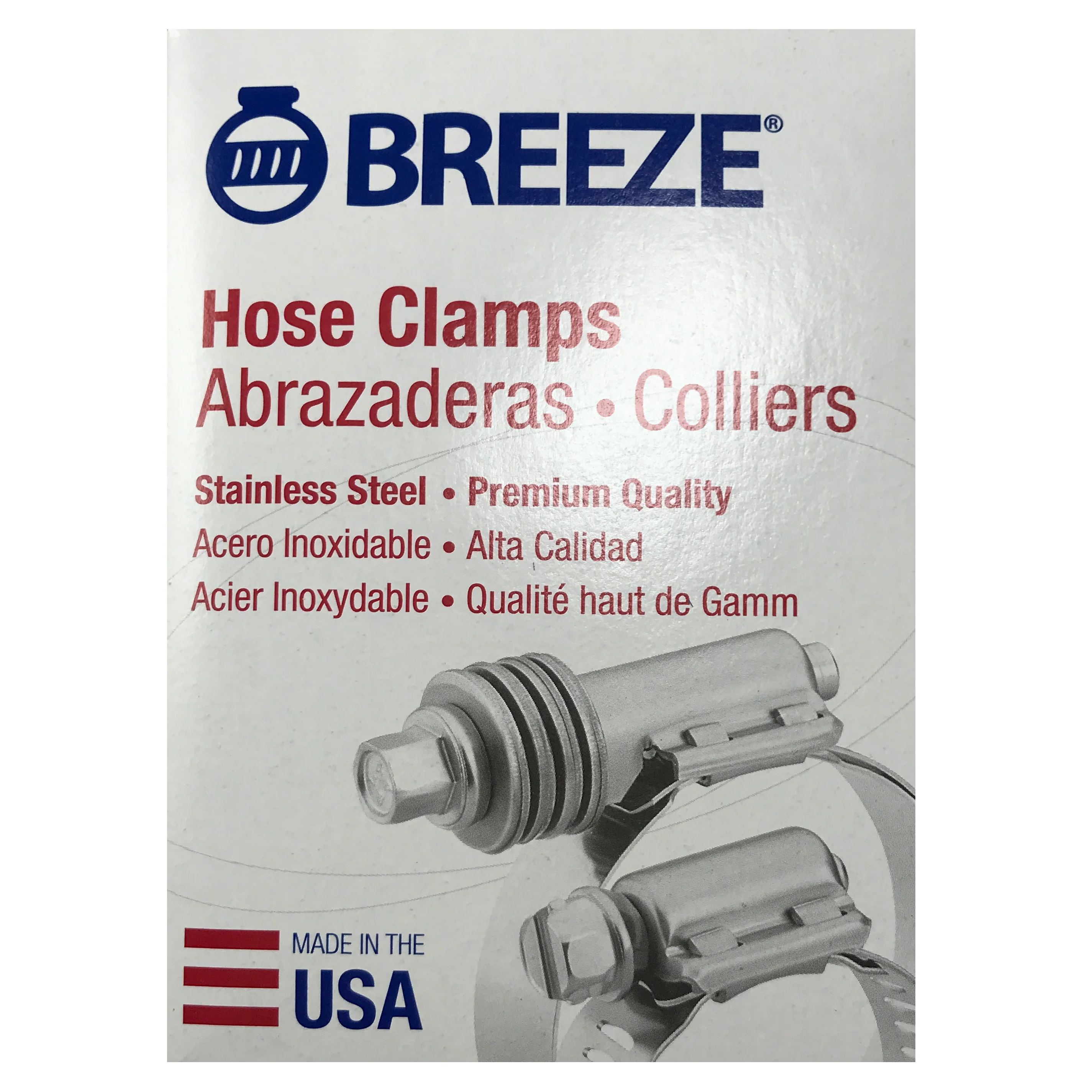 SAE #28 Stainless Steel Worm Gear Hose Clamp - 1-5/16" to 2-1/4" - 1/2" Band - 10 or 100 Pack - Made in USA - Image 8