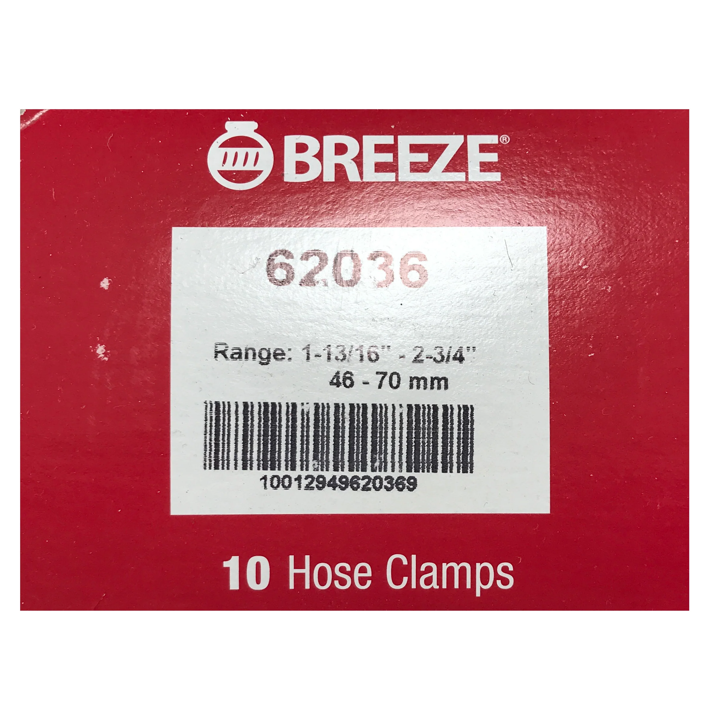 SAE #36 Stainless Steel Worm Gear Hose Clamp - 1-13/16" to 2-3/4" - 1/2" Band - 10 or 100 Pack - Made in USA - Image 4