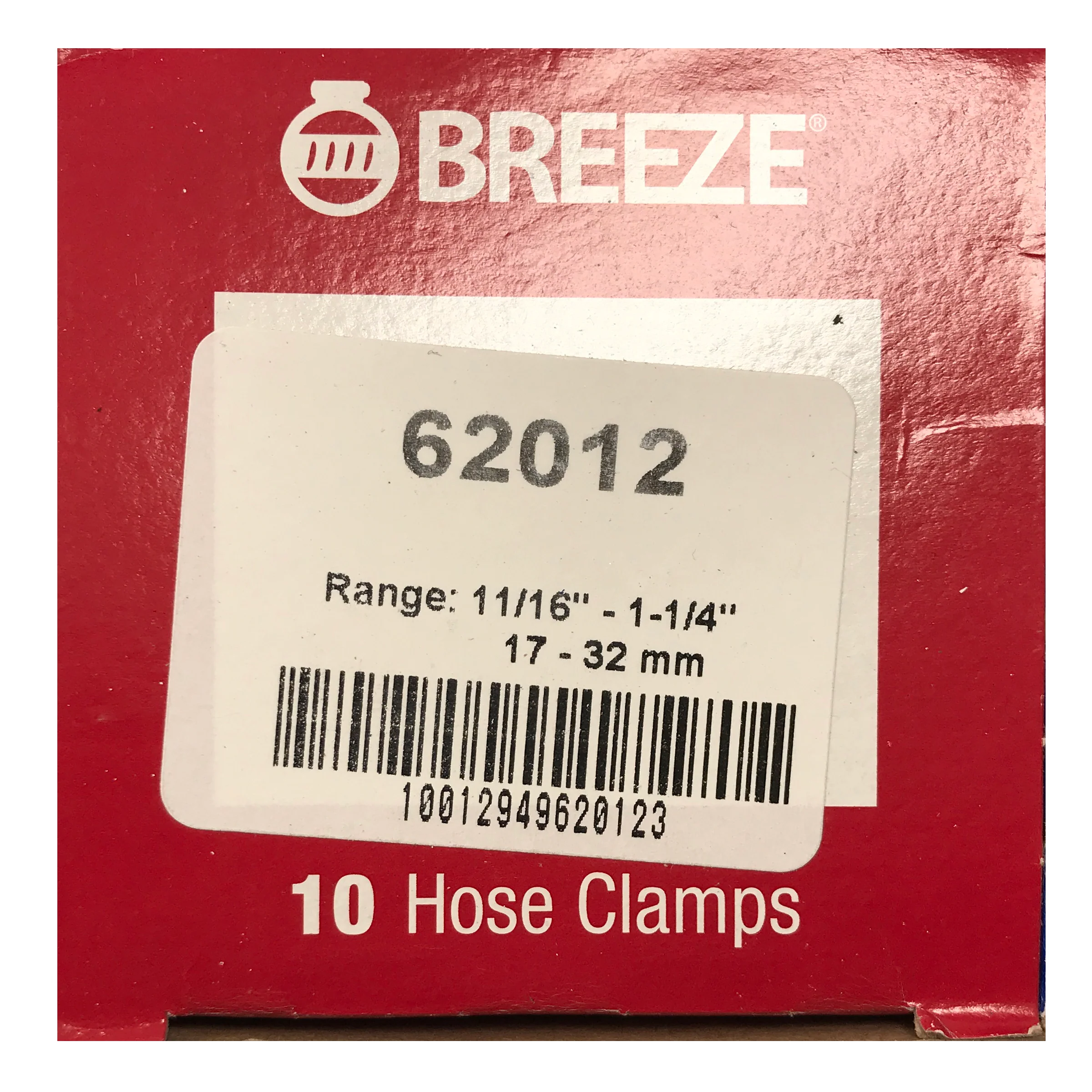 SAE #12 Stainless Steel Worm Gear Hose Clamp - 11/16" to 1-1/4" - 1/2" Band - 10 or 100 Pack - Made in USA - Image 3