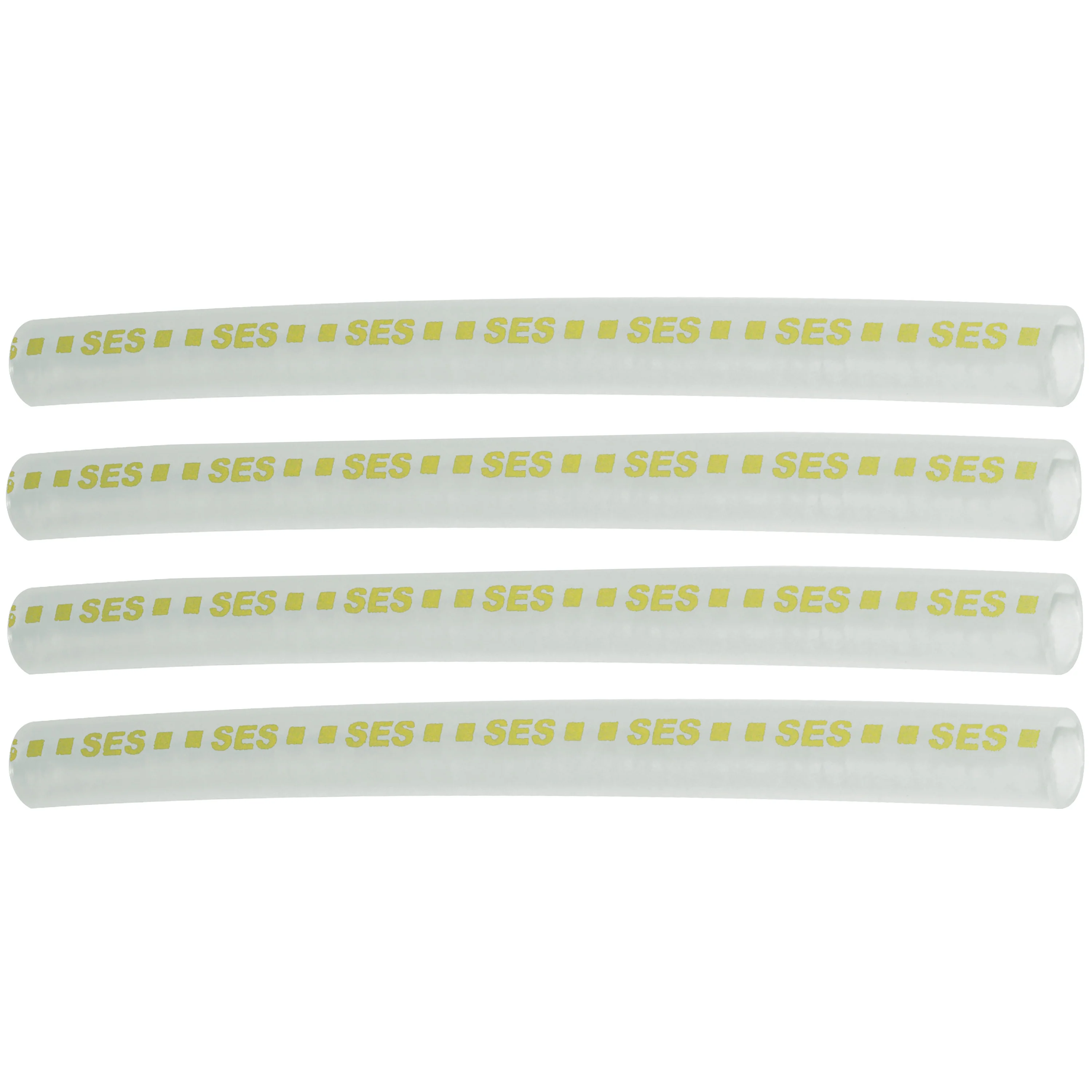 Clear High Adhesive Flow Lined Heat Shrink Tubing 4:1 Yellow .450" ID 14-4 AWG - 12" Inch 4 Pack
