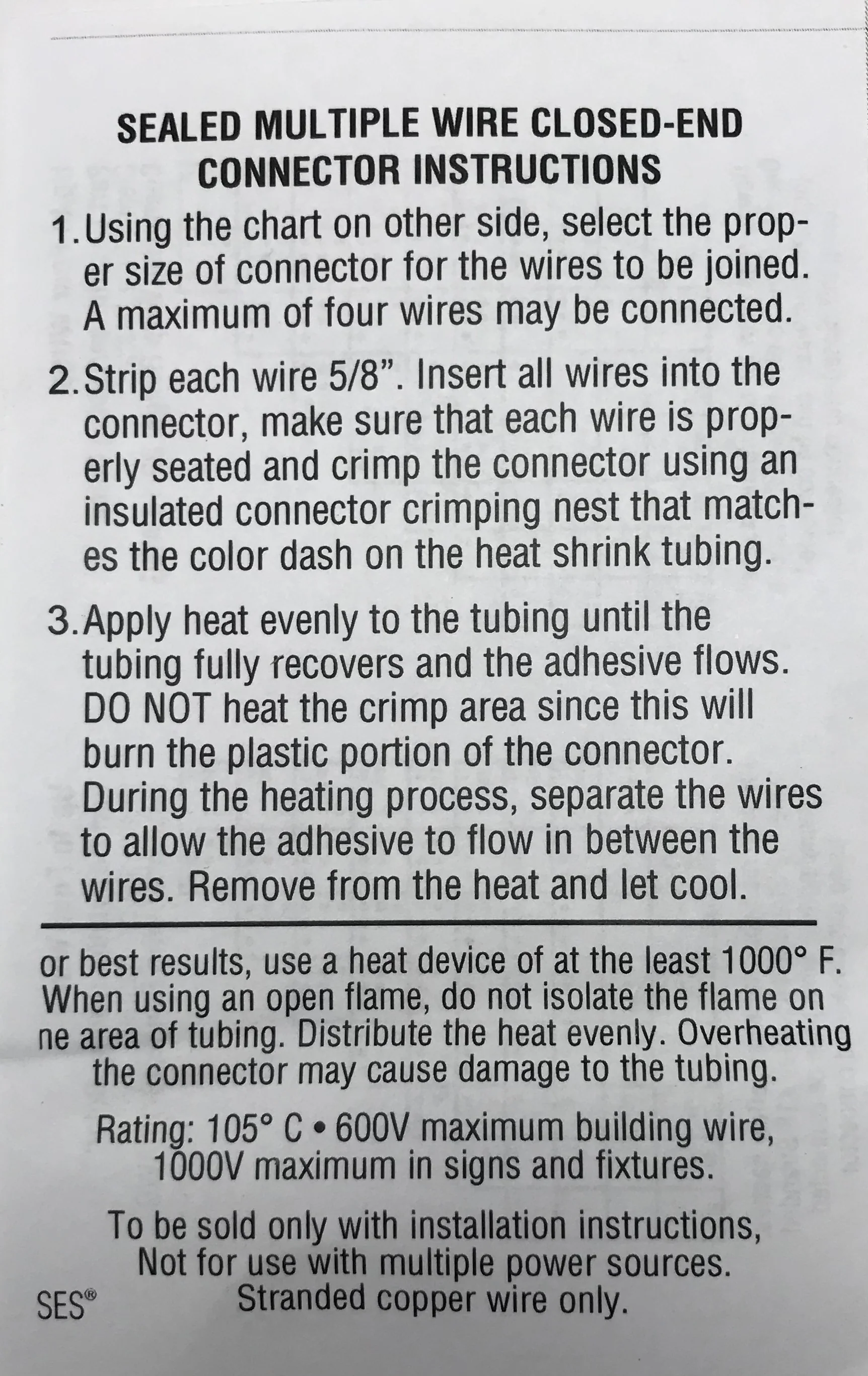 30 Piece Heat Shrink & Crimp Multiple Wire Closed End & 2-1 In-Line Butt Connector Assortment Kit - Image 5