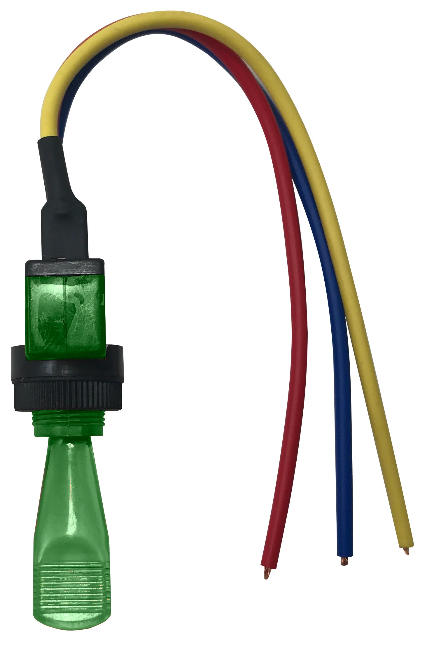 Universal Green Illuminated ON / OFF Toggle Switch SPST - 12 Volt 10 Amp W/ 6 Inch Leads - 1 or 4 Pack - Image 4