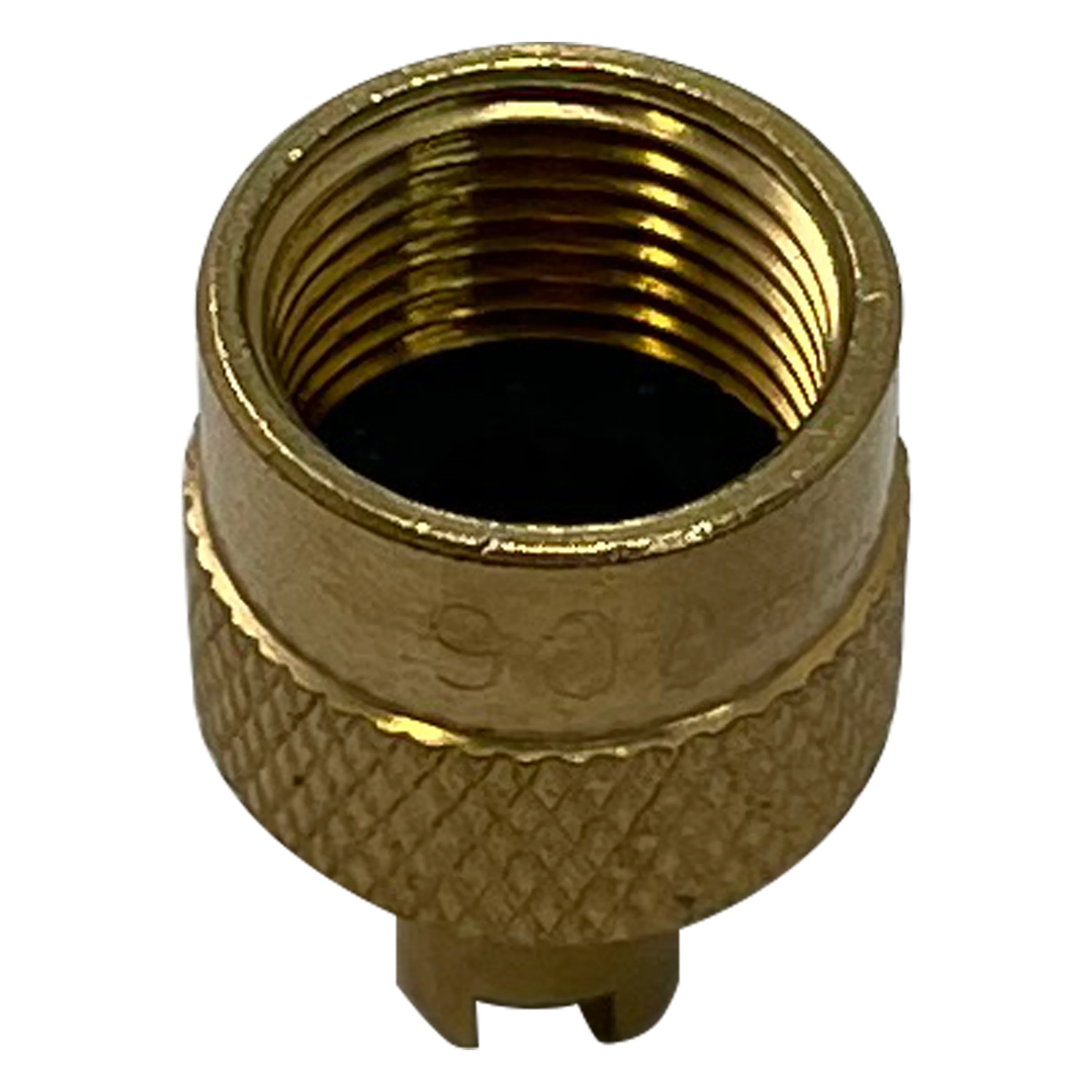 Large Bore Brass Screwdriver Tire Valve Stem Cap - 10 or 100 Pack - Image 4