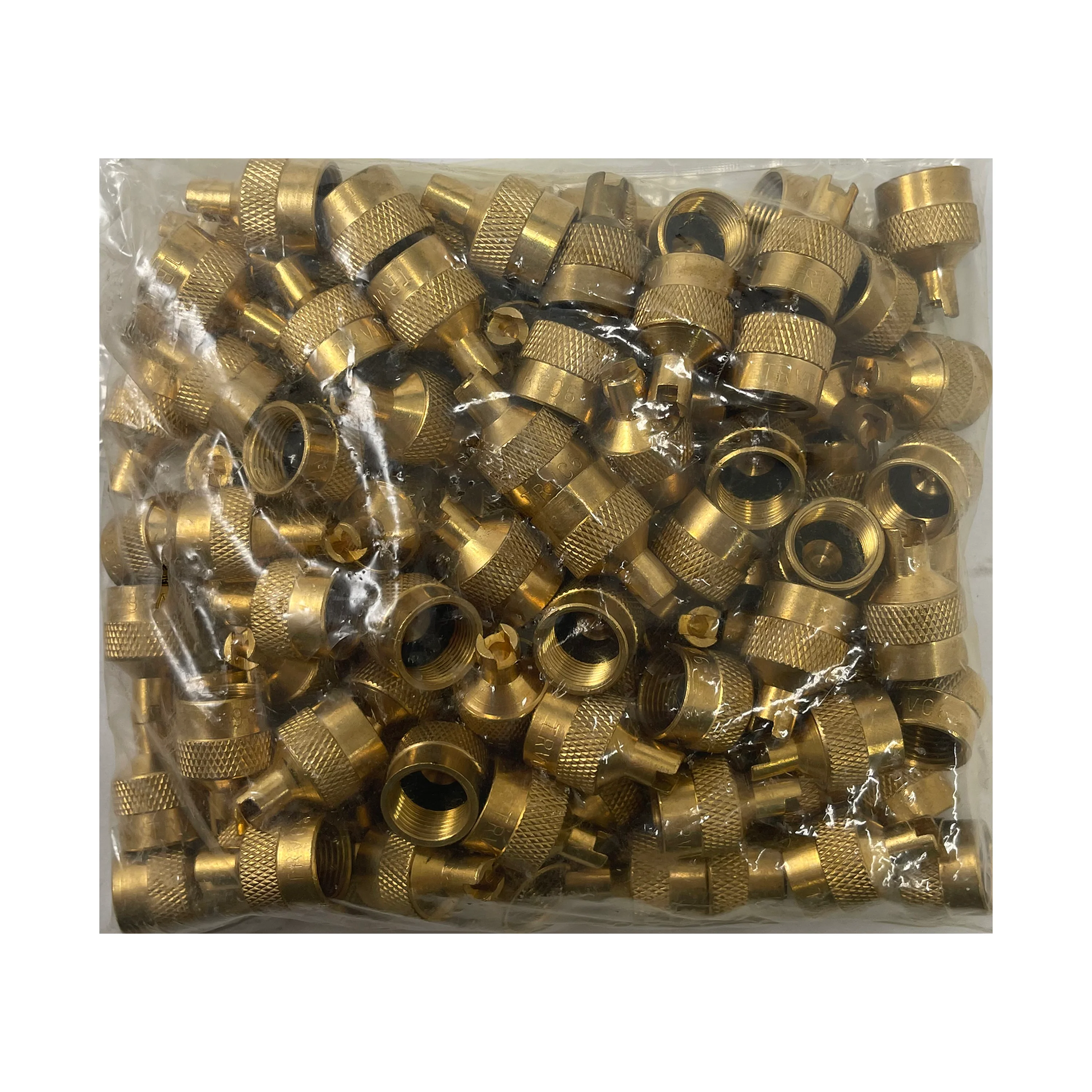 Large Bore Brass Screwdriver Tire Valve Stem Cap - 10 or 100 Pack - Image 8