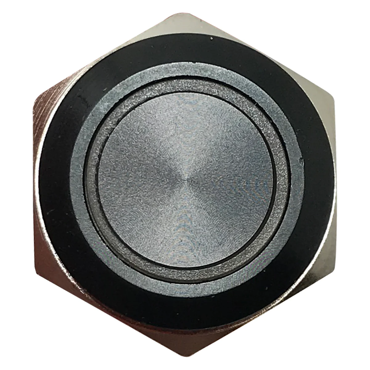 LED Latching Push Button Switch - 12V Black Metal - On/Off - 16mm Mount - 1 or 5 Pack - Image 9